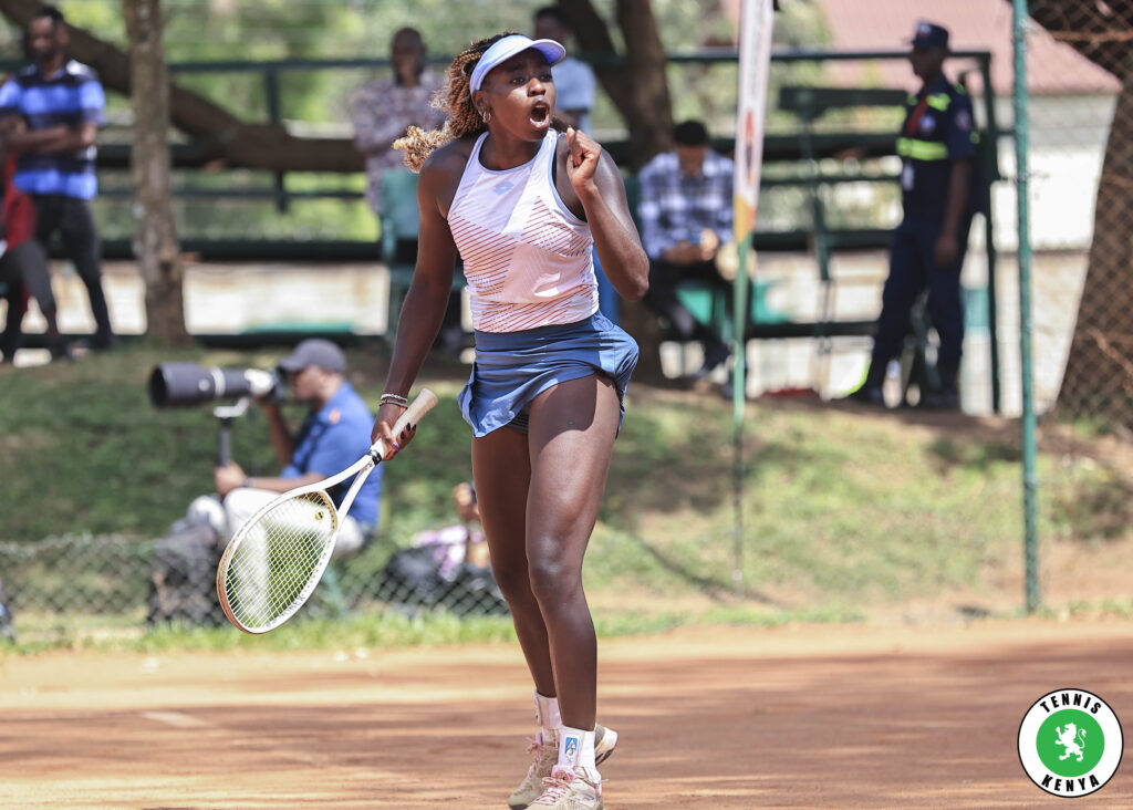 Angela Okutoyi W35 World tennis tour in nairobi kenya